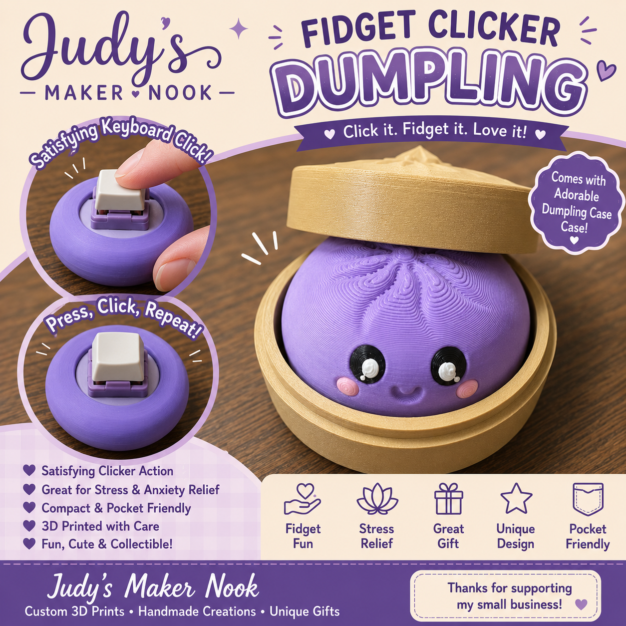 Fidget Clicker Dumpling